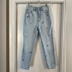 AE embroidered jeans